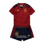 Camiseta Espana Primera Nino 2022