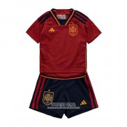 Camiseta Espana Primera Nino 2022