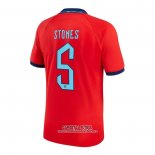 Camiseta Inglaterra Jugador Stones Segunda 2022