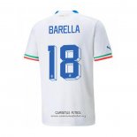 Camiseta Italia Jugador Barella Segunda 2022