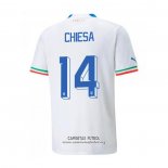 Camiseta Italia Jugador Chiesa Segunda 2022
