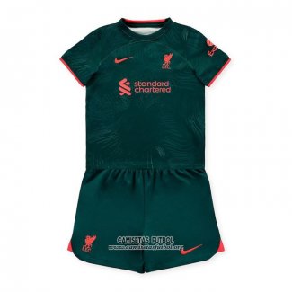 Camiseta Liverpool Tercera Nino 2022/2023