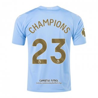 Camiseta Manchester City Jugador Champions Primera 2023/2024