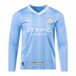 Camiseta Manchester City Primera Manga Larga 2023/2024