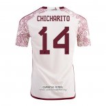 Camiseta Mexico Jugador Chicharito Segunda 2022