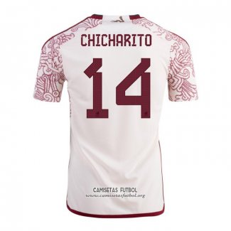 Camiseta Mexico Jugador Chicharito Segunda 2022