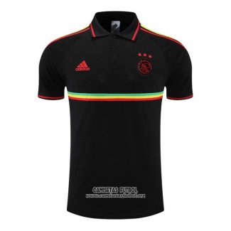 Camiseta Polo del Ajax 2022/2023 Negro