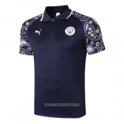 Camiseta Polo del Manchester City 2020/2021 Azul