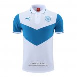 Camiseta Polo del Manchester City 2022/2023 Azul y Blanco