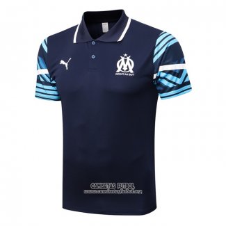 Camiseta Polo del Olympique Marsella 2022-2023 Azul Marino