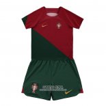 Camiseta Portugal Primera Nino 2022