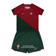 Camiseta Portugal Primera Nino 2022