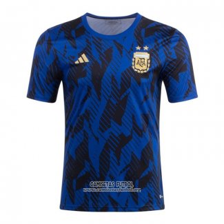 Camiseta Pre Partido del Argentina 2022 Azul