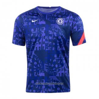 Camiseta Pre Partido del Chelsea 2020/2021 Azul