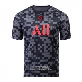 Camiseta Pre Partido del Paris Saint-Germain 2021/2022 Negro