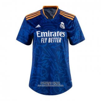 Camiseta Real Madrid Segunda Mujer 2021/2022