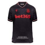 Camiseta Stoke City Segunda 2022/2023 Negro