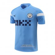 Camiseta de Entrenamiento Manchester City 2022/2023 Azul