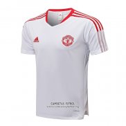 Camiseta de Entrenamiento Manchester United 2021/2022 Blanco