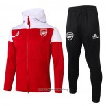 Chandal con Capucha del Arsenal 2020/2021 Rojo