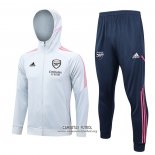 Chandal con Capucha del Arsenal 2023/2024 Gris