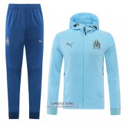 Chandal con Capucha del Olympique Marsella 2022/2023 Azul