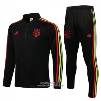 Chandal de Chaqueta del Ajax 2021/2022 Negro