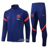 Chandal de Chaqueta del Barcelona 2021-2022 Azul