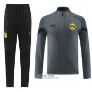 Chandal de Chaqueta del Borussia Dortmund 2022/2023 Gris