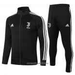 Chandal de Chaqueta del Juventus 2020/2021 Negro y Blanco