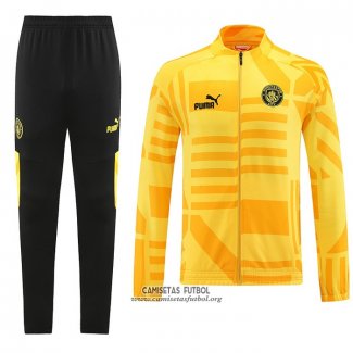 Chandal de Chaqueta del Manchester City 2022/2023 Naranja