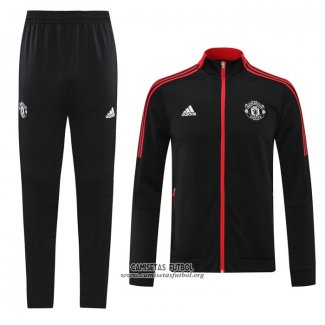 Chandal de Chaqueta del Manchester United 2021/2022 Negro