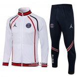 Chandal de Chaqueta del Paris Saint-Germain Jordan 2021/2022 Blanco