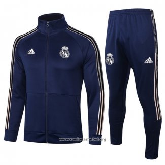 Chandal de Chaqueta del Real Madrid 2020/2021 Azul Marino