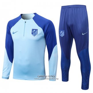 Chandal de Sudadera del Atletico Madrid 2022/2023 Azul