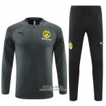 Chandal de Sudadera del Borussia Dortmund 2022/2023 Gris