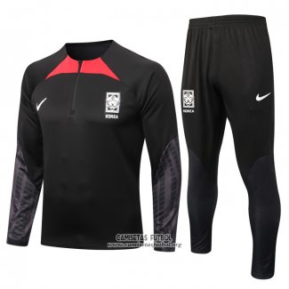 Chandal de Sudadera del Corea del Sur 2022/2023 Negro