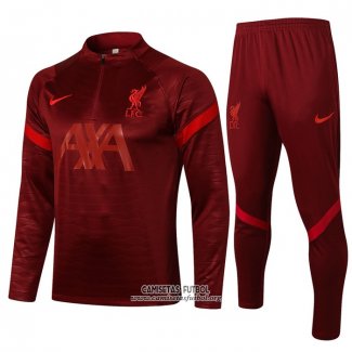 Chandal de Sudadera del Liverpool 2021/2022 Rojo