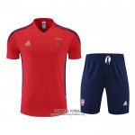 Chandal del Ajax Manga Corta 2022/2023 Rojo - Pantalon Corto