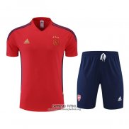 Chandal del Ajax Manga Corta 2022/2023 Rojo - Pantalon Corto