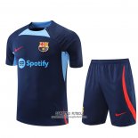 Chandal del Barcelona Manga Corta 2022/2023 Azul - Pantalon Corto