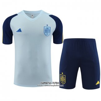 Chandal del Espana Manga Corta 202023/2024 Azul - Pantalon Corto