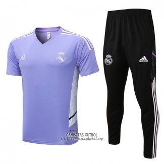 Chandal del Real Madrid Manga Corta 2022/2023 Purpura