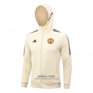 Chaqueta con Capucha del Manchester United 2023/2024 Amarillo