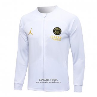 Chaqueta del Paris Saint-Germain Jordan 2023/2024 Blanco