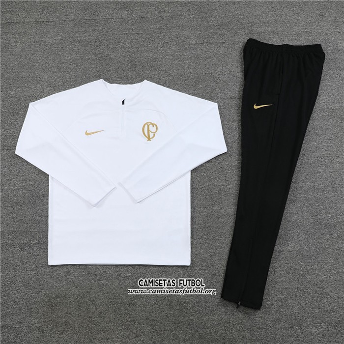 Chandal de Sudadera del Corinthians Nino 2023/2024 Blanco