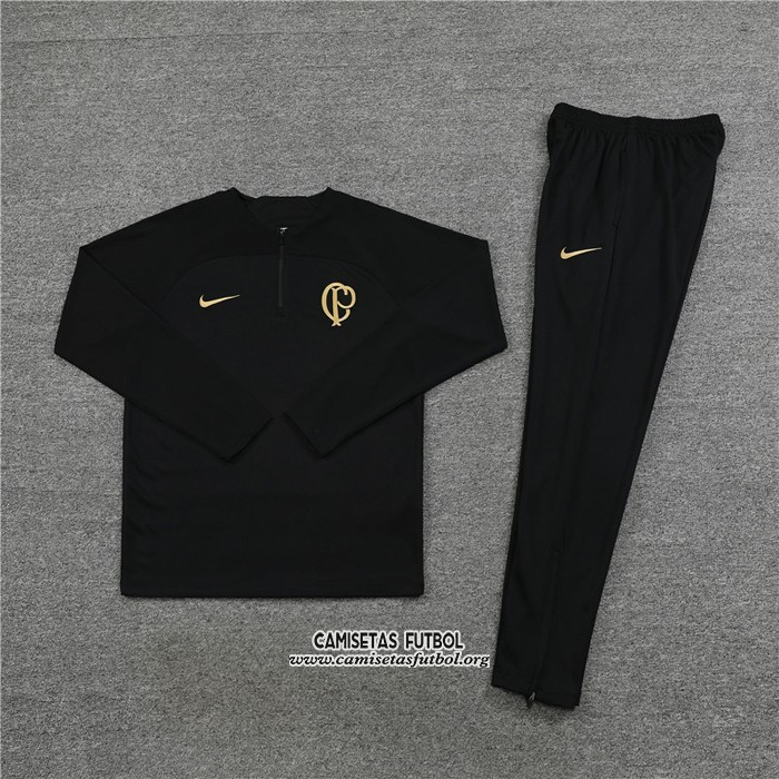 Chandal de Sudadera del Corinthians Nino 2023/2024 Negro