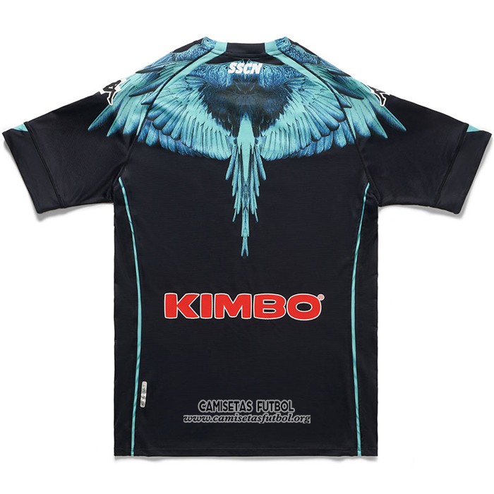Camiseta Napoli Portero Kappa x Marcelo Burlon Nino 2021