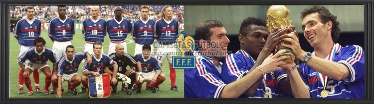 Comprar Camisetas de Futbol Francia 1998